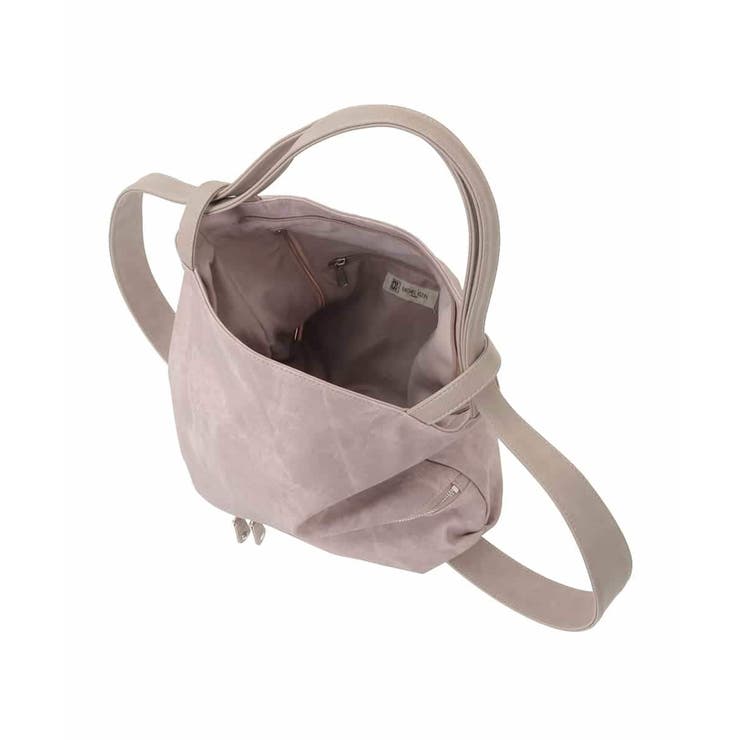 [2WAY/A4収納可]デニム風デザイン変形トートバッグ | MK MICHEL KLEIN BAG | 詳細画像13 