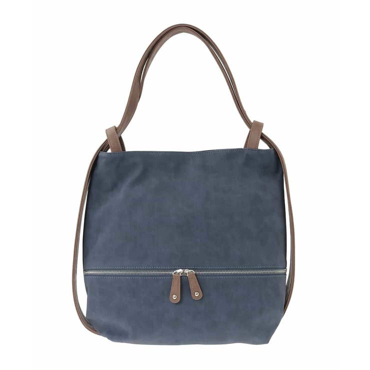 [2WAY/A4収納可]デニム風デザイン変形トートバッグ | MK MICHEL KLEIN BAG | 詳細画像2 