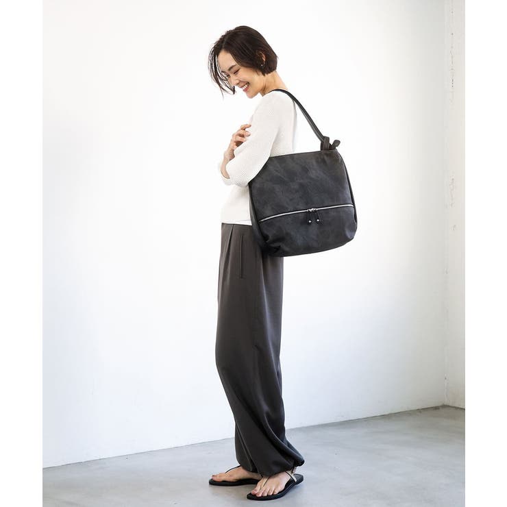 [2WAY/A4収納可]デニム風デザイン変形トートバッグ | MK MICHEL KLEIN BAG | 詳細画像24 