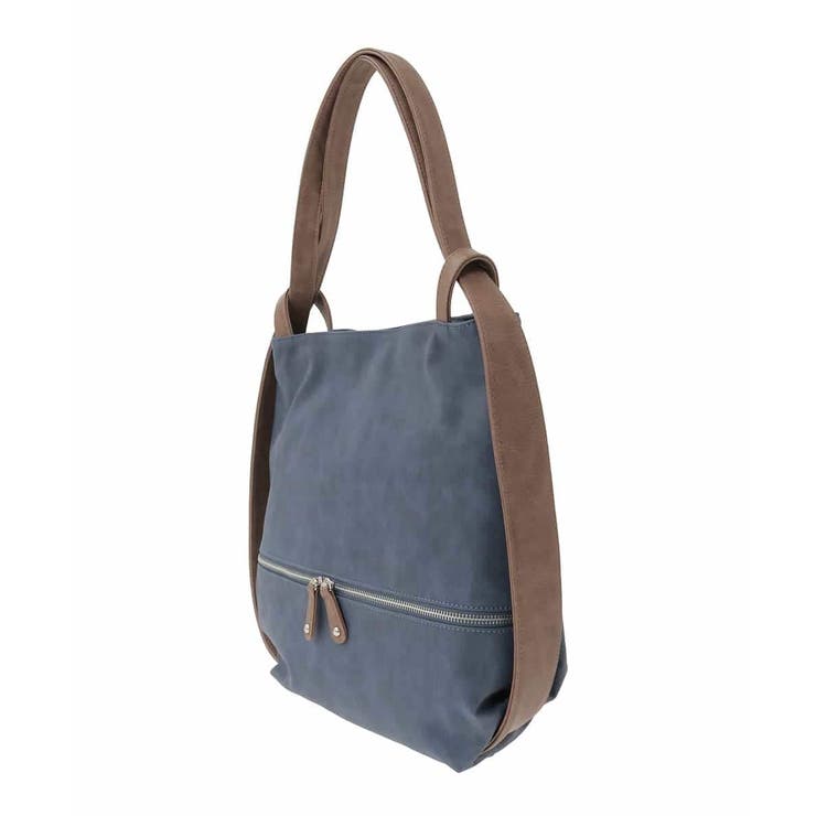 [2WAY/A4収納可]デニム風デザイン変形トートバッグ | MK MICHEL KLEIN BAG | 詳細画像3 