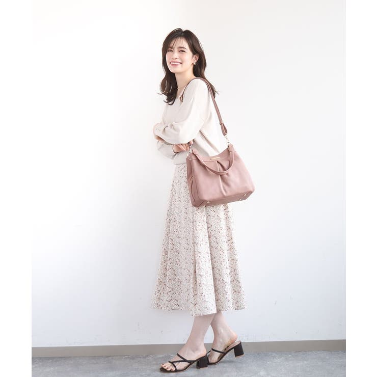 [2WAY]合成皮革タックデザインバッグ | MK MICHEL KLEIN BAG | 詳細画像19 