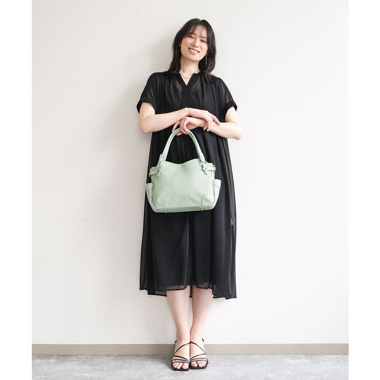 [2WAY]サイドポケットデザイントートバッグ | MK MICHEL KLEIN BAG | 詳細画像16 