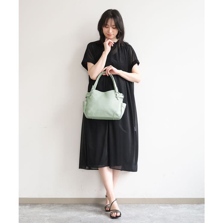 [2WAY]サイドポケットデザイントートバッグ | MK MICHEL KLEIN BAG | 詳細画像17 