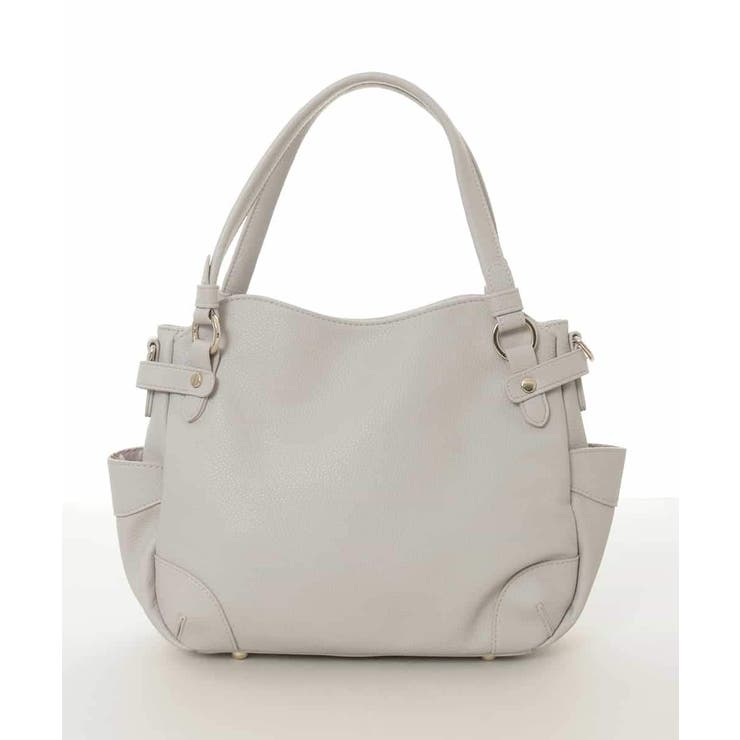 ライトグレー | [2WAY]サイドポケットデザイントートバッグ | MK MICHEL KLEIN BAG