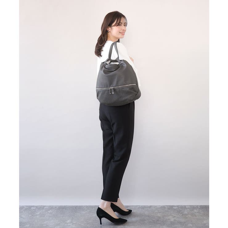 [2WAY]パンチングデザイン変形トートバッグ | MK MICHEL KLEIN BAG | 詳細画像17 