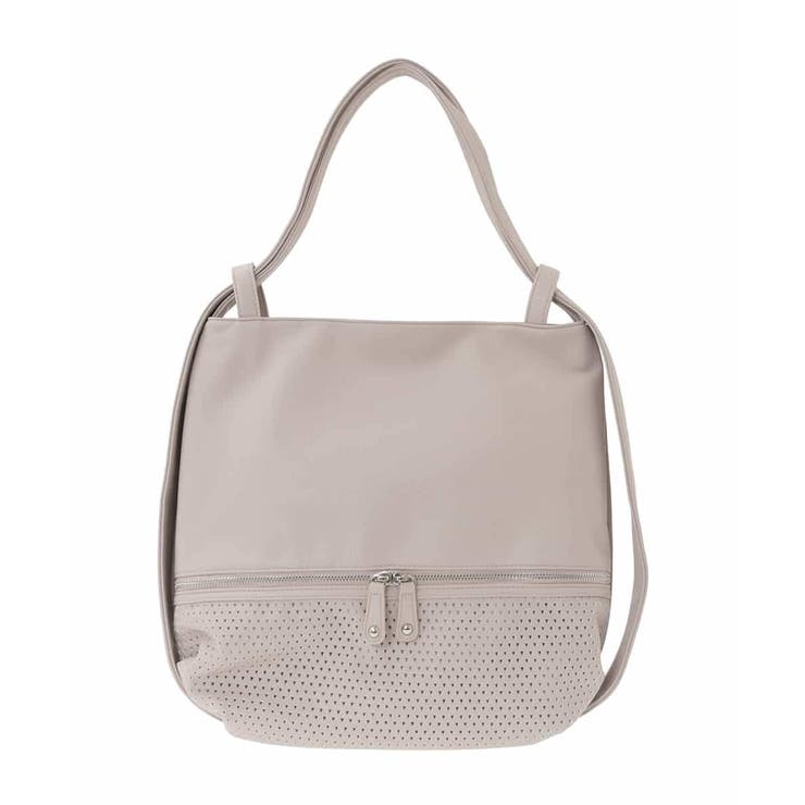 [2WAY]パンチングデザイン変形トートバッグ | MK MICHEL KLEIN BAG | 詳細画像2 