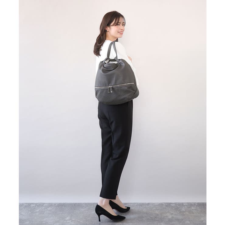 [2WAY]パンチングデザイン変形トートバッグ | MK MICHEL KLEIN BAG | 詳細画像24 