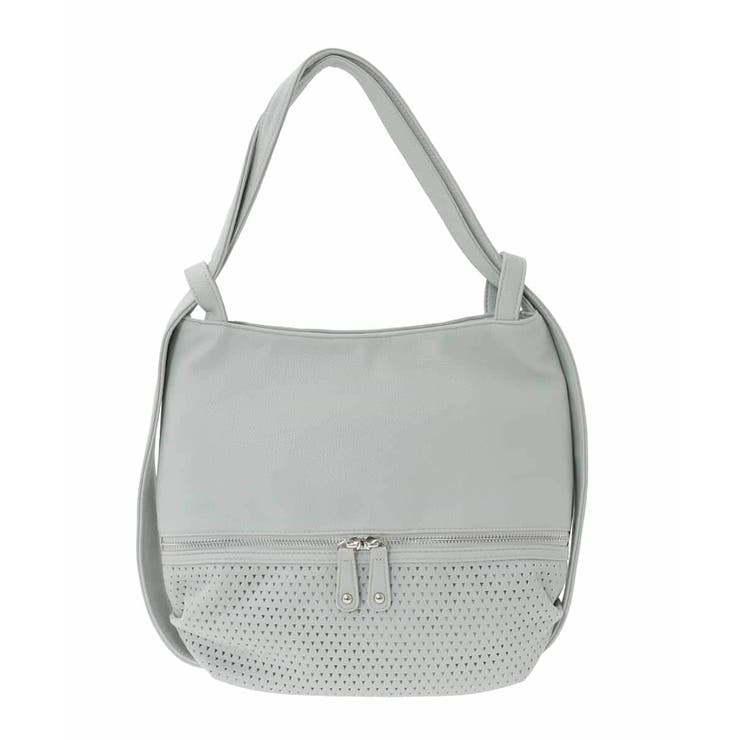 [2WAY]パンチングデザイン変形ミニトートバッグ | MK MICHEL KLEIN BAG | 詳細画像2 