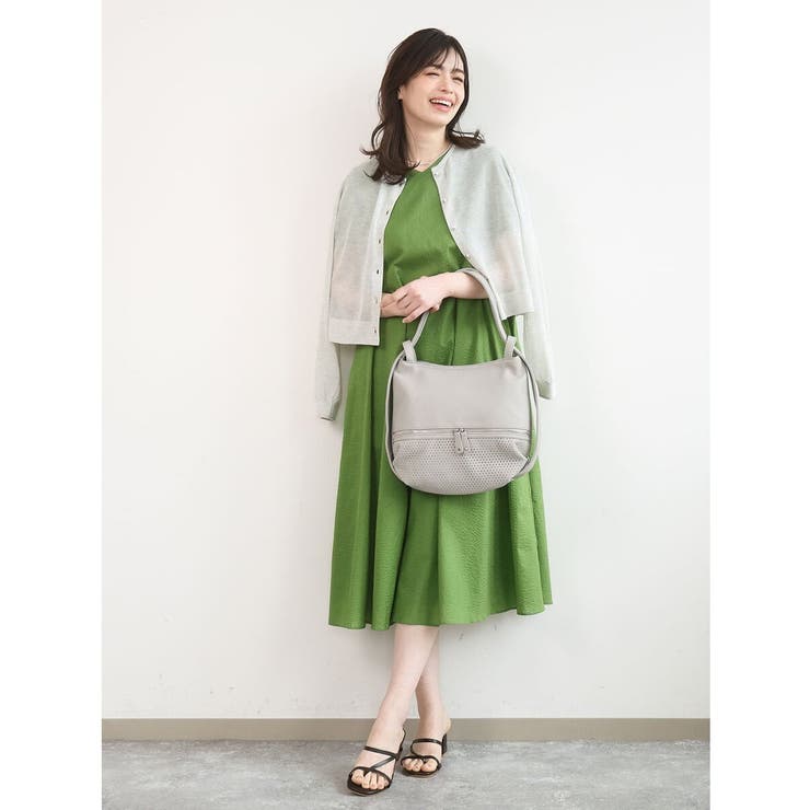 [2WAY]パンチングデザイン変形ミニトートバッグ | MK MICHEL KLEIN BAG | 詳細画像27 