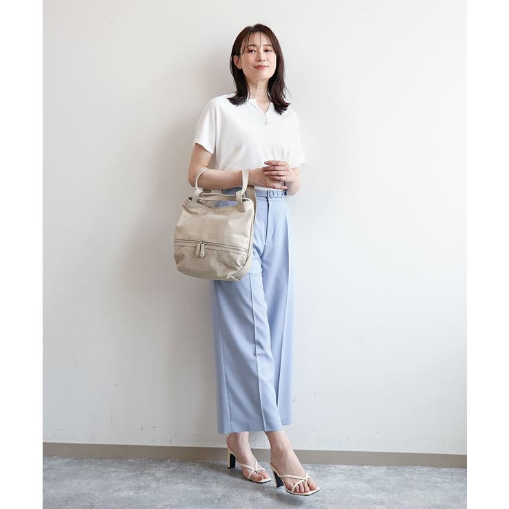 [2WAY]パンチングデザイン変形ミニトートバッグ | MK MICHEL KLEIN BAG | 詳細画像29 