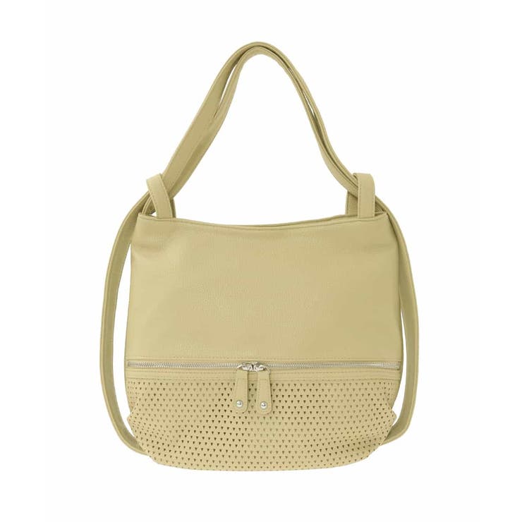 グリーン | [2WAY]パンチングデザイン変形ミニトートバッグ | MK MICHEL KLEIN BAG