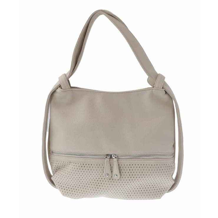 [2WAY/人気の定番BAG]パンチングデザイン変形ミニトートバッグ | MK MICHEL KLEIN BAG | 詳細画像3 