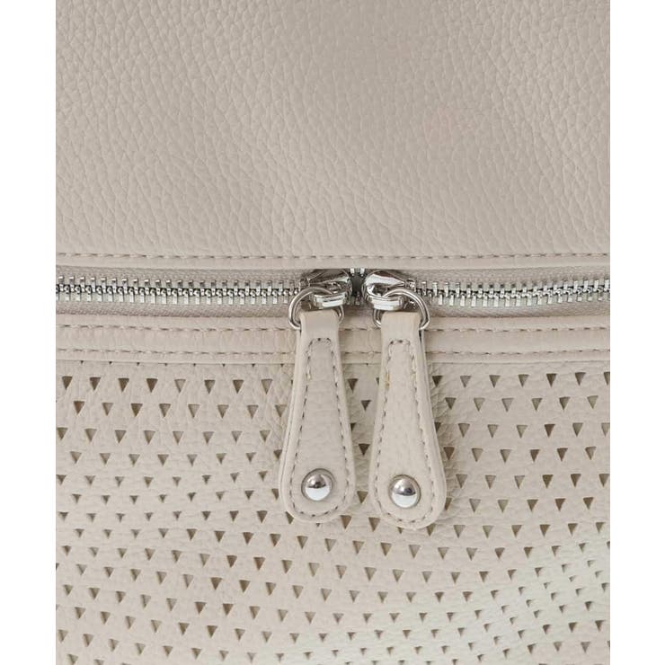 [2WAY/人気の定番BAG]パンチングデザイン変形ミニトートバッグ | MK MICHEL KLEIN BAG | 詳細画像7 