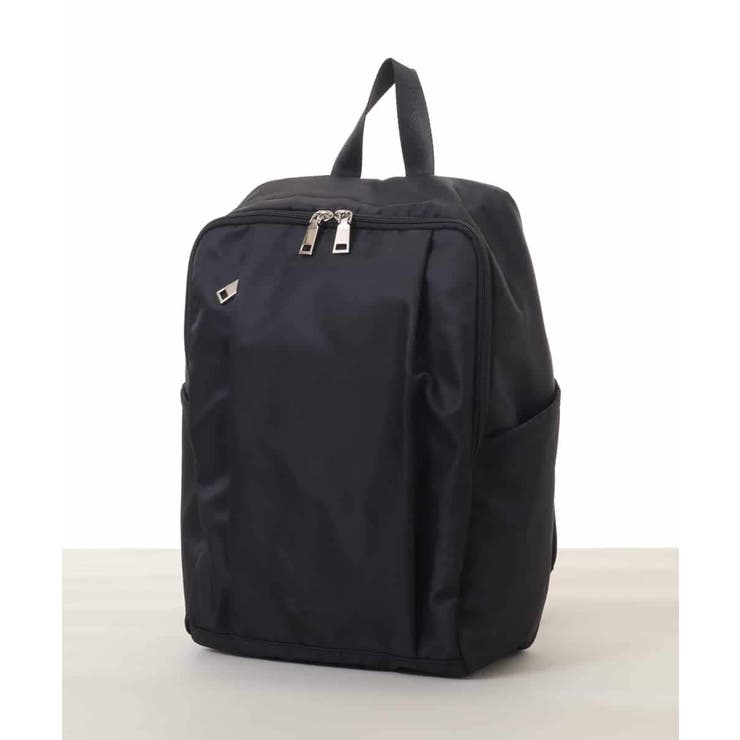 ブラック | フロントタックコンパクトリュック | MK MICHEL KLEIN BAG