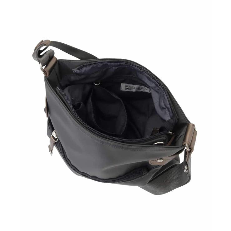 [撥水/500g以下の軽量]アクセントレザースクエアショルダーバッグ | MK MICHEL KLEIN BAG | 詳細画像12 