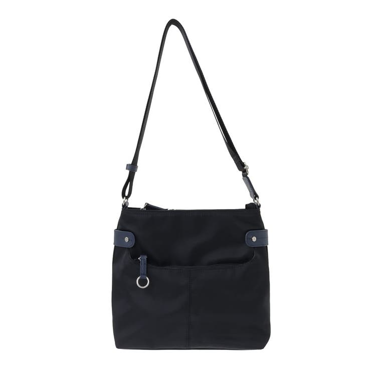 [撥水/500g以下の軽量]アクセントレザースクエアショルダーバッグ | MK MICHEL KLEIN BAG | 詳細画像13 