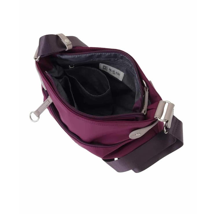 [撥水/500g以下の軽量]アクセントレザーコンパクトショルダーバッグ | MK MICHEL KLEIN BAG | 詳細画像10 