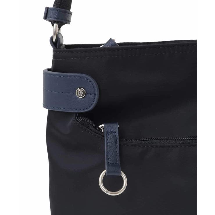 [撥水/500g以下の軽量]アクセントレザーコンパクトショルダーバッグ | MK MICHEL KLEIN BAG | 詳細画像16 