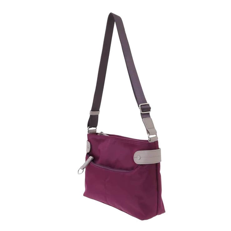 [撥水/500g以下の軽量]アクセントレザーコンパクトショルダーバッグ | MK MICHEL KLEIN BAG | 詳細画像4 