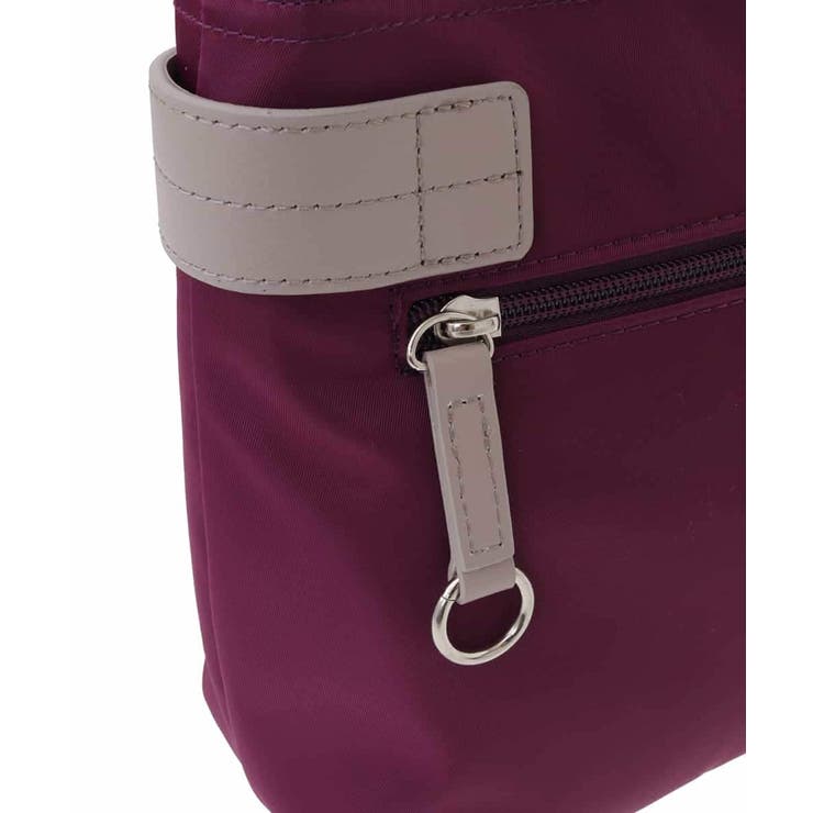 [撥水/500g以下の軽量]アクセントレザーコンパクトショルダーバッグ | MK MICHEL KLEIN BAG | 詳細画像8 