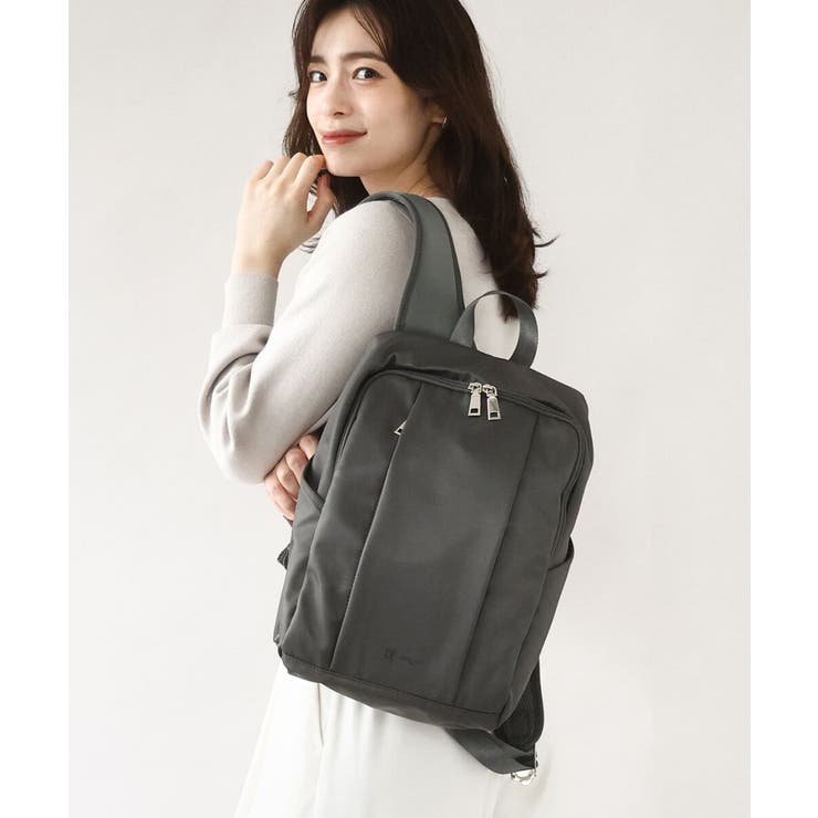 [撥水/A4収納可]フロントタックコンパクトリュック | MK MICHEL KLEIN BAG | 詳細画像1 