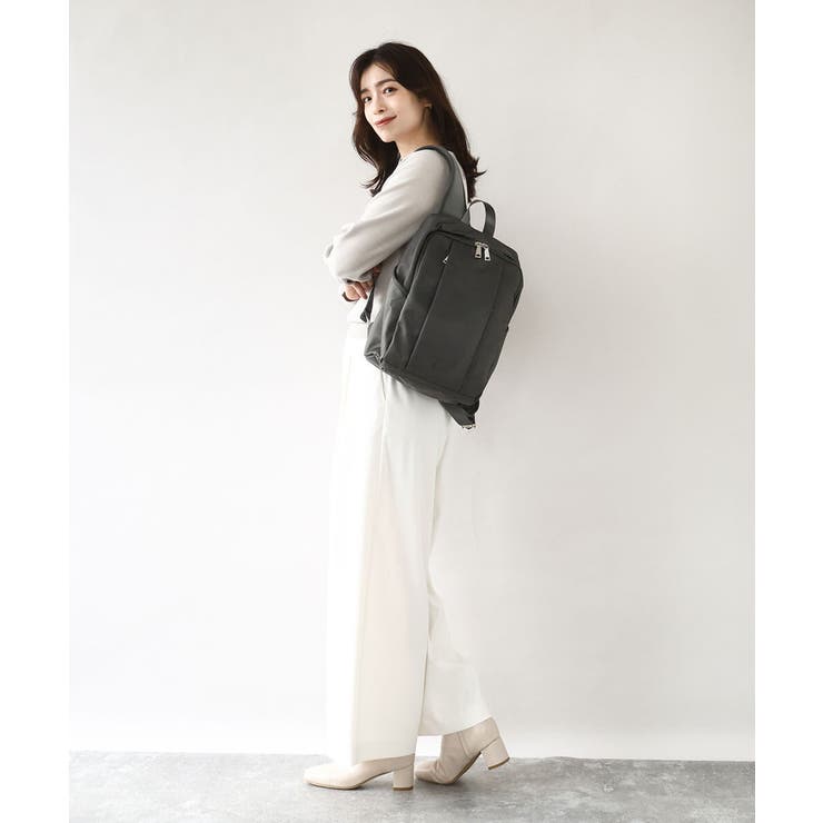 [撥水/A4収納可]フロントタックコンパクトリュック | MK MICHEL KLEIN BAG | 詳細画像15 