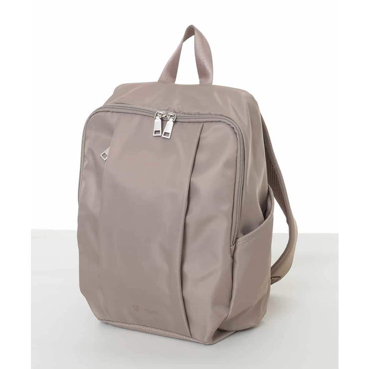 ベージュ | [撥水/A4収納可]フロントタックコンパクトリュック | MK MICHEL KLEIN BAG