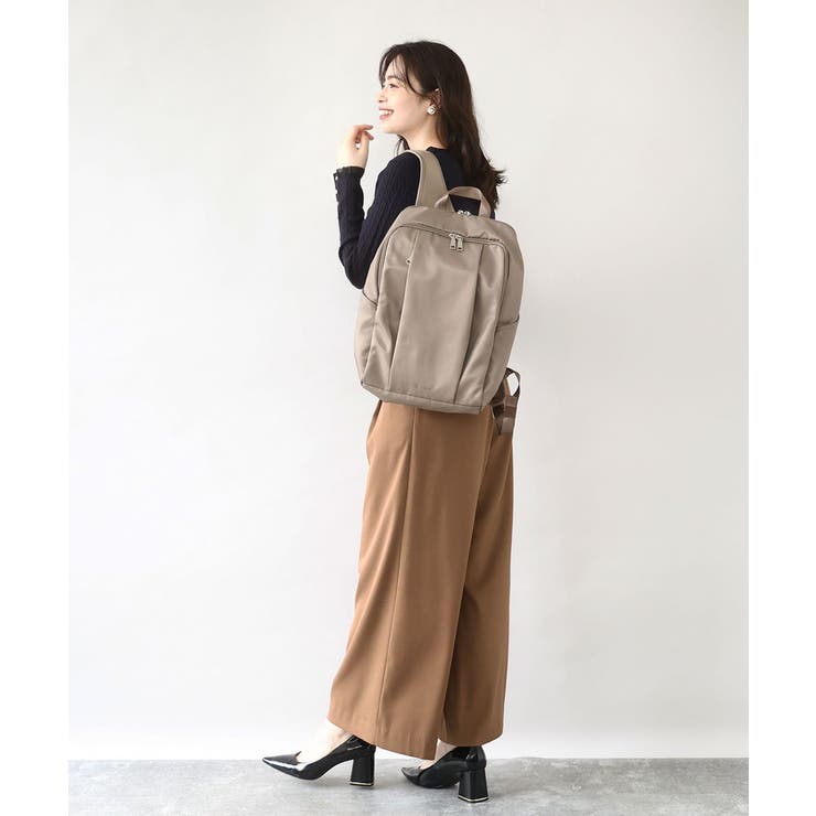 [撥水/A4収納可]フロントタックデザインリュック | MK MICHEL KLEIN BAG | 詳細画像17 