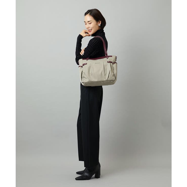 [撥水/2WAY/A4収納可]サイドポケットパイピングバッグ | MK MICHEL KLEIN BAG | 詳細画像17 