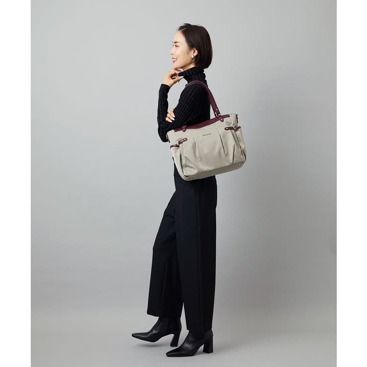 [撥水/2WAY/A4収納可]サイドポケットパイピングバッグ | MK MICHEL KLEIN BAG | 詳細画像18 