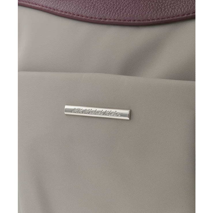 [撥水/2WAY/A4収納可]サイドポケットパイピングバッグ | MK MICHEL KLEIN BAG | 詳細画像9 