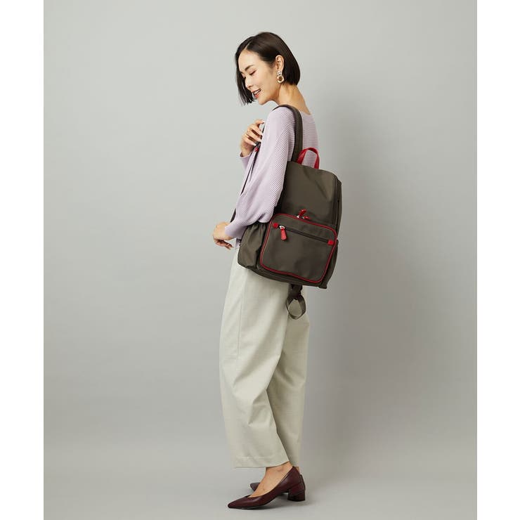 [撥水/A4収納可]スクエアデザインバックパック | MK MICHEL KLEIN BAG | 詳細画像19 