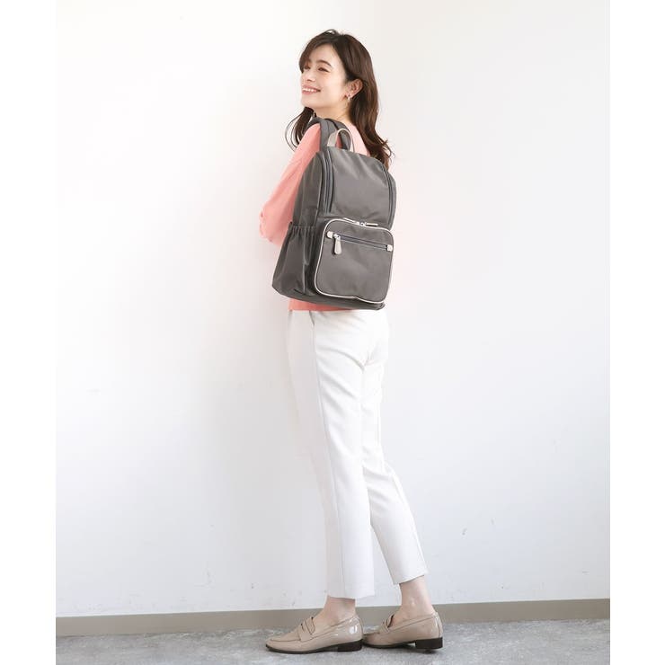 [撥水/A4収納可]スクエアデザインバックパック | MK MICHEL KLEIN BAG | 詳細画像20 