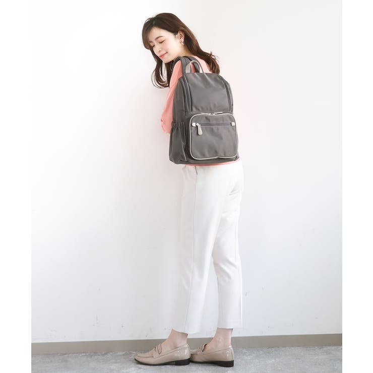 [撥水/A4収納可]スクエアデザインバックパック | MK MICHEL KLEIN BAG | 詳細画像21 