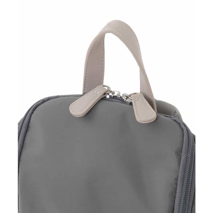 [撥水加工/軽量]スクエアデザインコンパクトリュック | MK MICHEL KLEIN BAG | 詳細画像13 