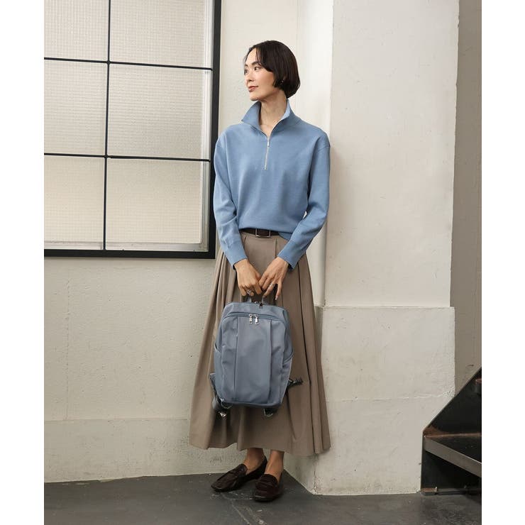 [15L/撥水/A4収納可]フロントタックデザインコンパクトリュック | MK MICHEL KLEIN BAG | 詳細画像17 