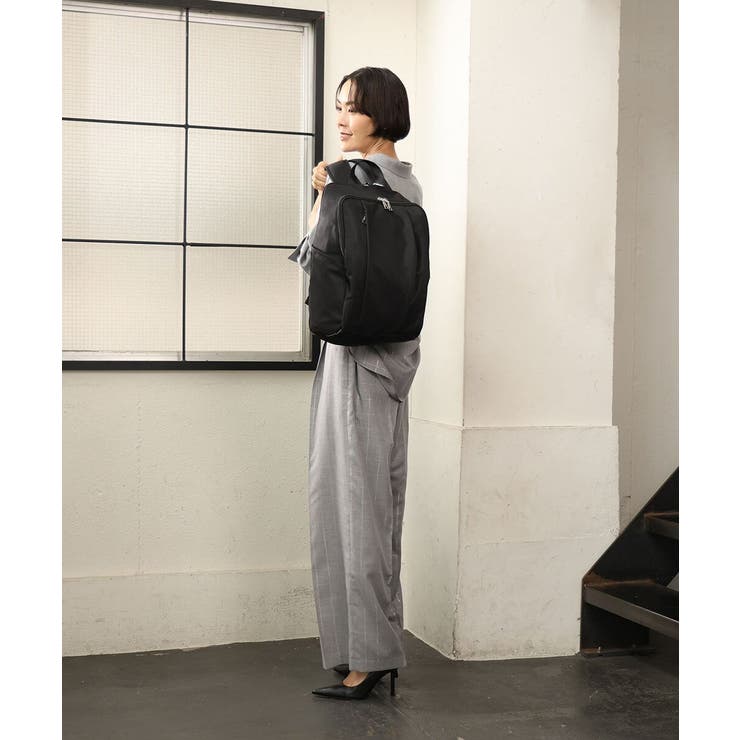 [23L/撥水/A4収納可]フロントタックデザインリュック | MK MICHEL KLEIN BAG | 詳細画像15 