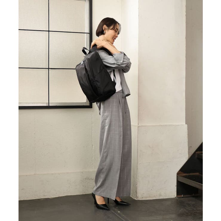 [23L/撥水/A4収納可]フロントタックデザインリュック | MK MICHEL KLEIN BAG | 詳細画像16 