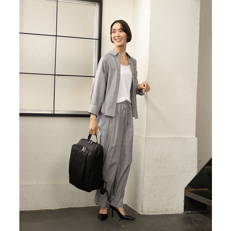 [23L/撥水/A4収納可]フロントタックデザインリュック | MK MICHEL KLEIN BAG | 詳細画像17 