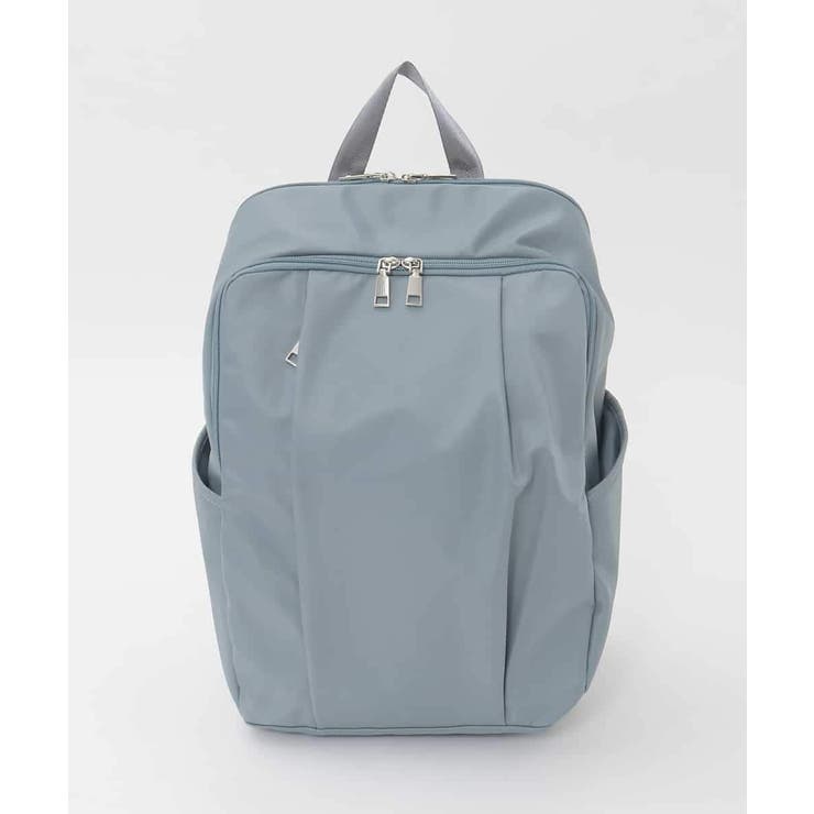 ライトブルー | [23L/撥水/A4収納可]フロントタックデザインリュック | MK MICHEL KLEIN BAG