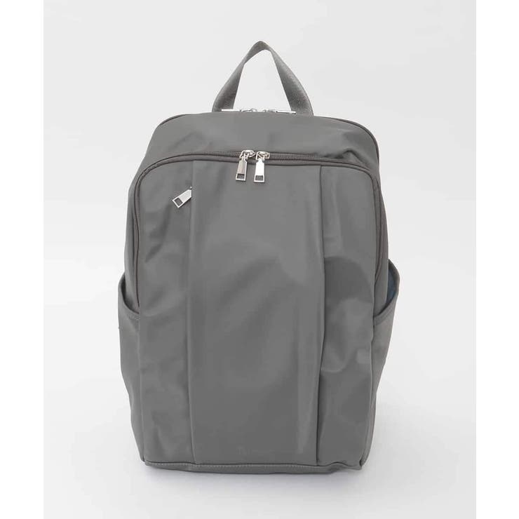 グレー | [23L/撥水/A4収納可]フロントタックデザインリュック | MK MICHEL KLEIN BAG
