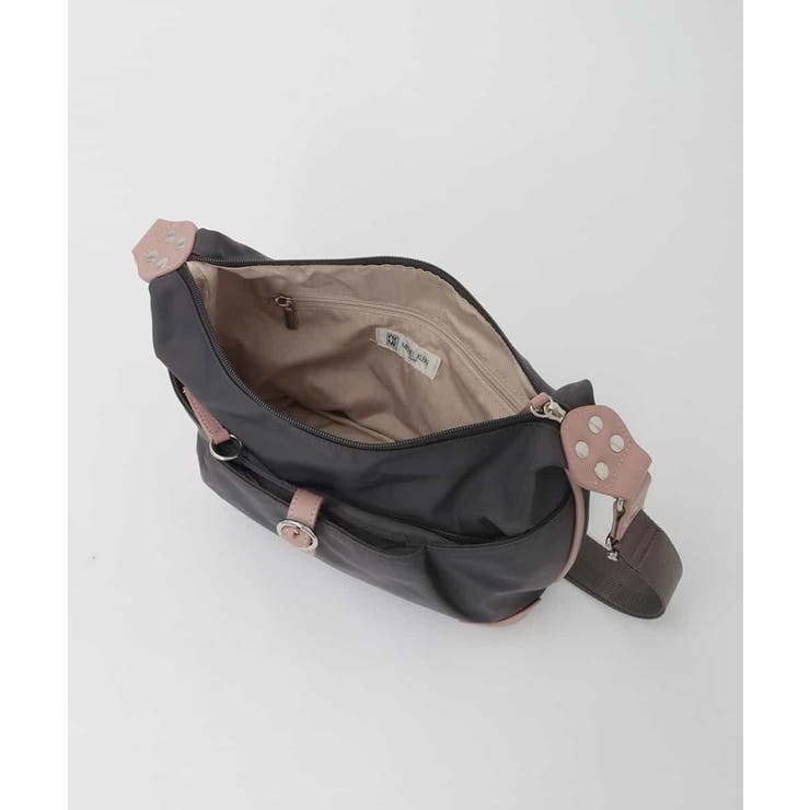 [撥水/軽量]レザーポイントナイロンショルダーバッグ | MK MICHEL KLEIN BAG | 詳細画像13 