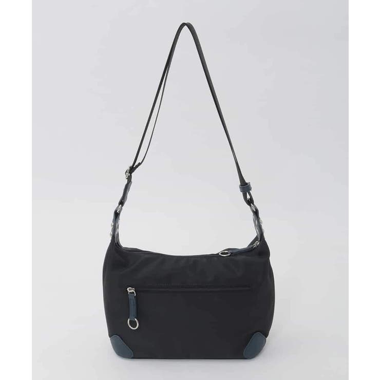 [撥水/軽量]レザーポイントナイロンショルダーバッグ | MK MICHEL KLEIN BAG | 詳細画像3 