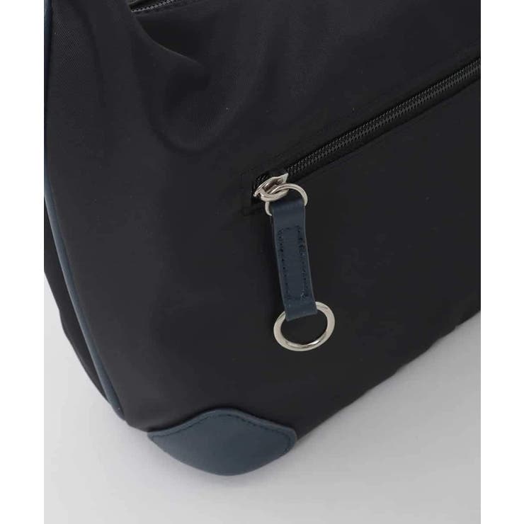 [撥水/軽量]レザーポイントナイロンショルダーバッグ | MK MICHEL KLEIN BAG | 詳細画像6 