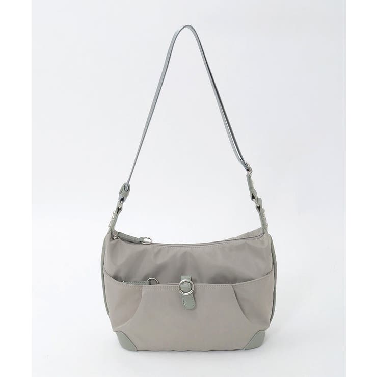 [撥水/軽量]レザーポイントナイロンショルダーバッグ | MK MICHEL KLEIN BAG | 詳細画像9 