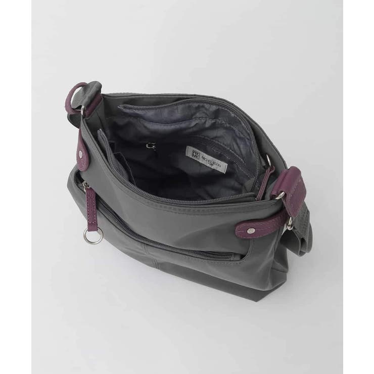 [撥水/軽量]アクセントレザースクエアショルダーバッグ | MK MICHEL KLEIN BAG | 詳細画像10 