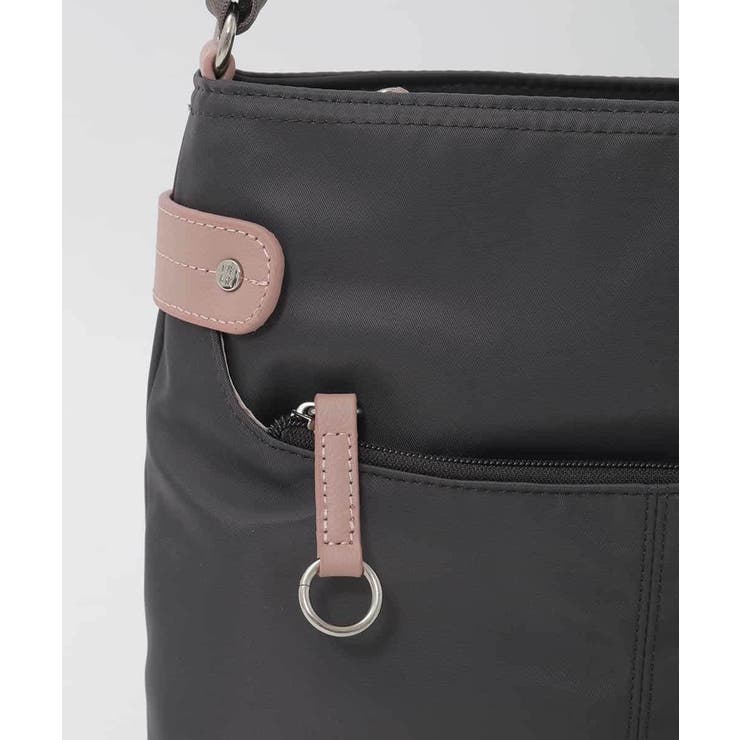 [撥水/軽量]アクセントレザースクエアショルダーバッグ | MK MICHEL KLEIN BAG | 詳細画像13 
