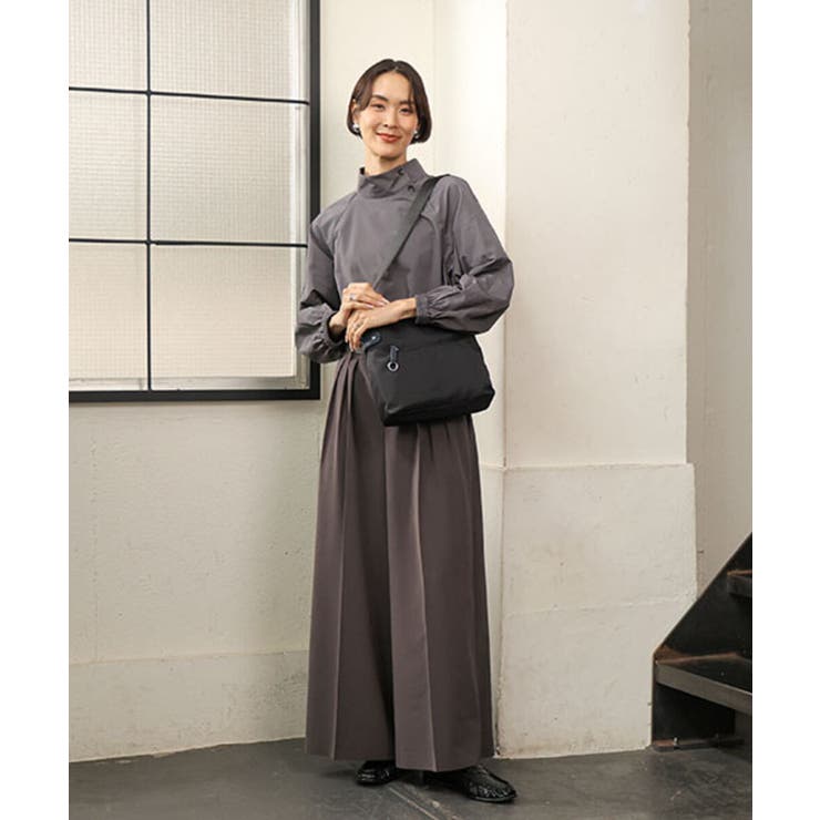 [撥水/軽量]アクセントレザースクエアショルダーバッグ | MK MICHEL KLEIN BAG | 詳細画像23 