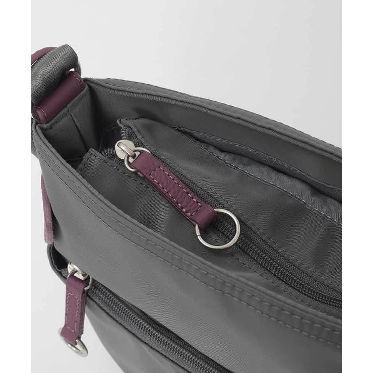 [撥水/軽量]アクセントレザースクエアショルダーバッグ | MK MICHEL KLEIN BAG | 詳細画像5 