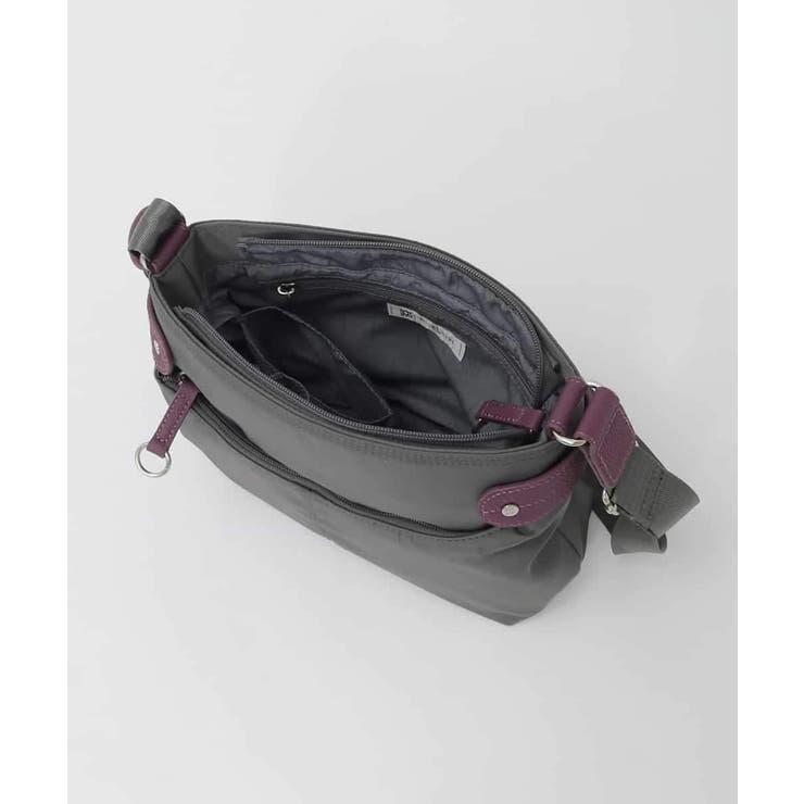 [撥水/軽量]アクセントレザーコンパクトショルダーバッグ | MK MICHEL KLEIN BAG | 詳細画像14 